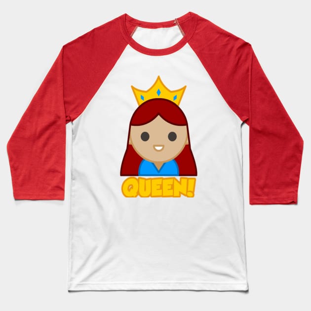 Queen Esther Baseball T-Shirt by MacroEden